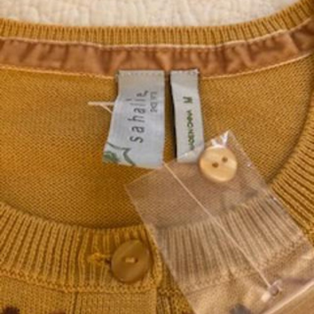 Embroidered Button Down Cardigan (Nwot) - image 6